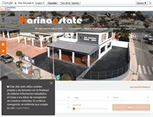 Tablet Screenshot of marinaestate.net